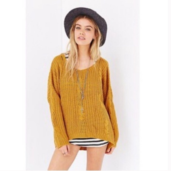 UNIF x Urban Outfitters Oversized cable knit sweater - Picture 2 of 4